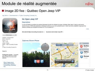 Module de réalité augmentée Image 2D fixe : Québec Open Jeep VIP 