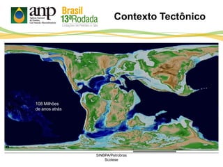 108 Milhões
de anos atrás
Contexto Tectônico
SINBPA/Petrobras
Scotese
 