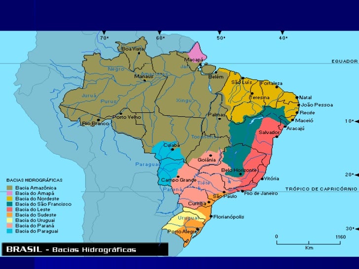 Cefet Mg Sobre As Bacias Hidrograficas Brasileiras