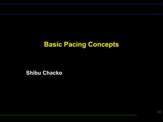 SM
Basic Pacing Concepts
Shibu Chacko
 