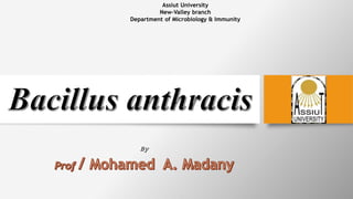 By
Assiut University
New-Valley branch
Department of Microbiology & Immunity
 
