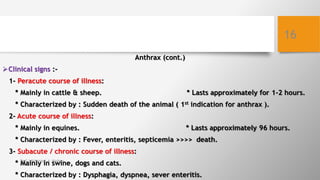 Bacillus anthracis 2016 2017 original | PPTX