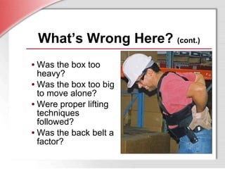 Back safety- | PPT