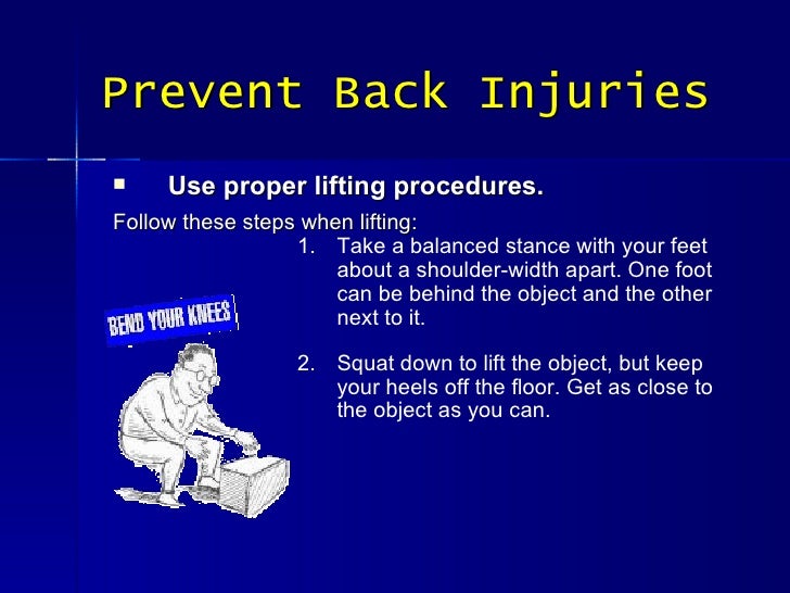 Back Safety Training