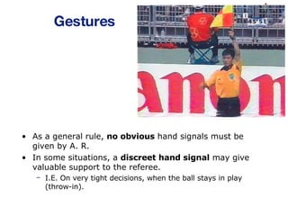 back to basics- referees