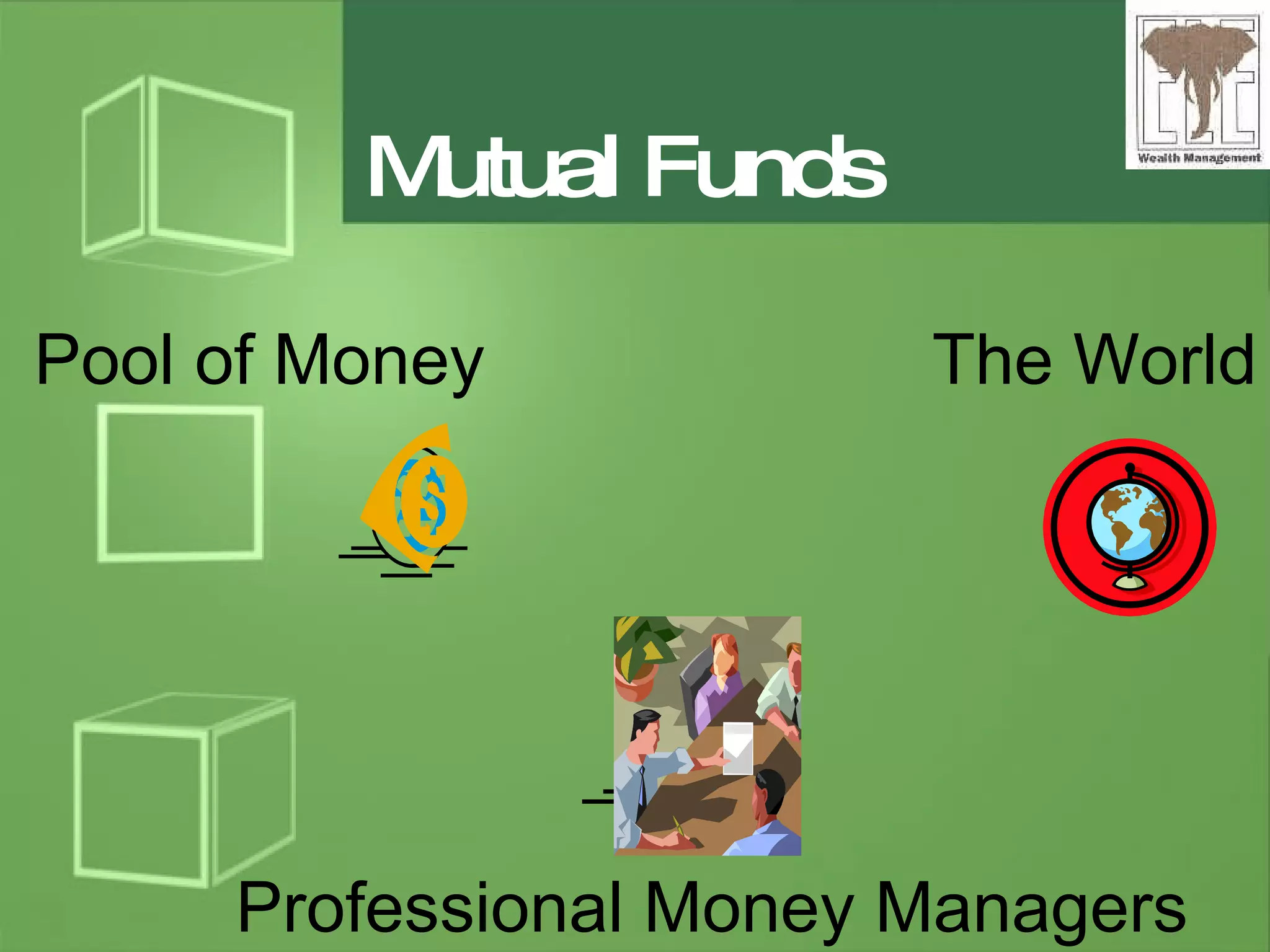 Mutual Funds Professional Money Managers The World Pool of Money 