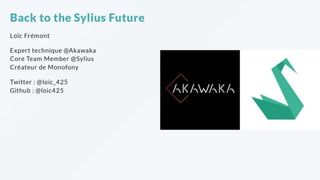 Back to the Sylius future