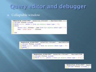    Collapsible window
 