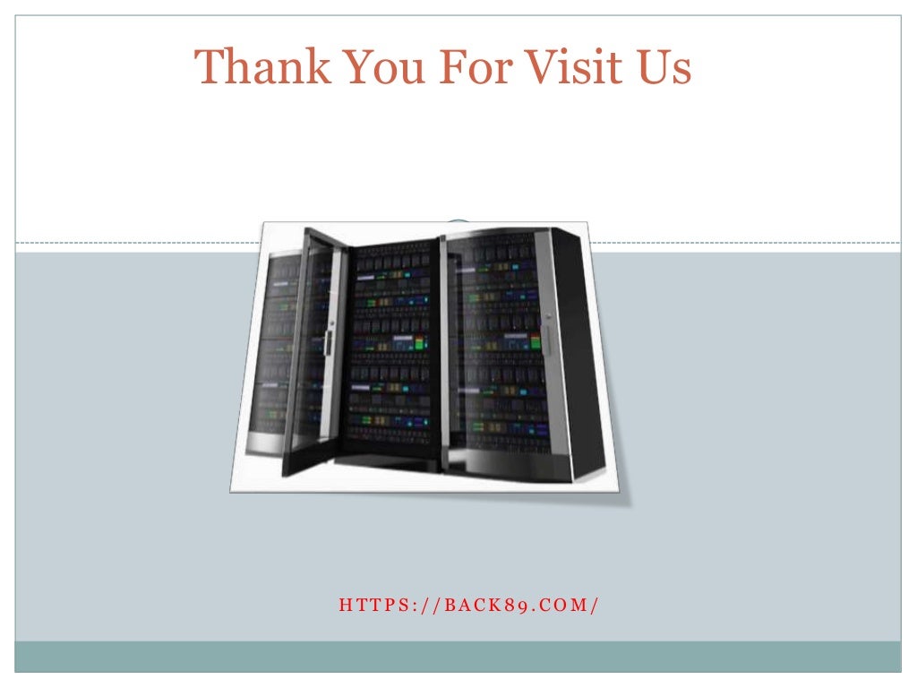 enterprise backup services