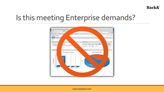 Is this meeting Enterprise demands? 
www.backand.com 
 