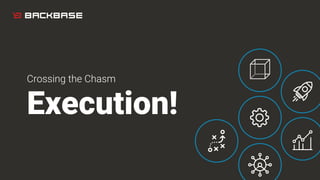 Crossing the Chasm
Execution!
 