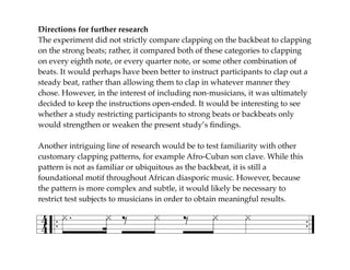 Friends Don't Let Friends Clap on One and Three: a Backbeat Clapping ...
