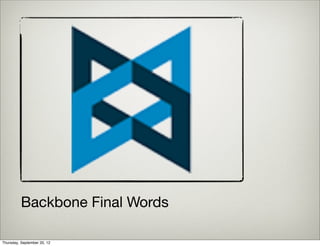 Collections Demo
• Add a Tasks collection
• Add a Counter view
• Show active tasks count
Thursday, September 12, 13
 