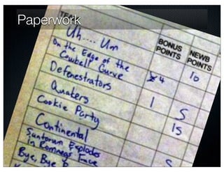 Paperwork
 