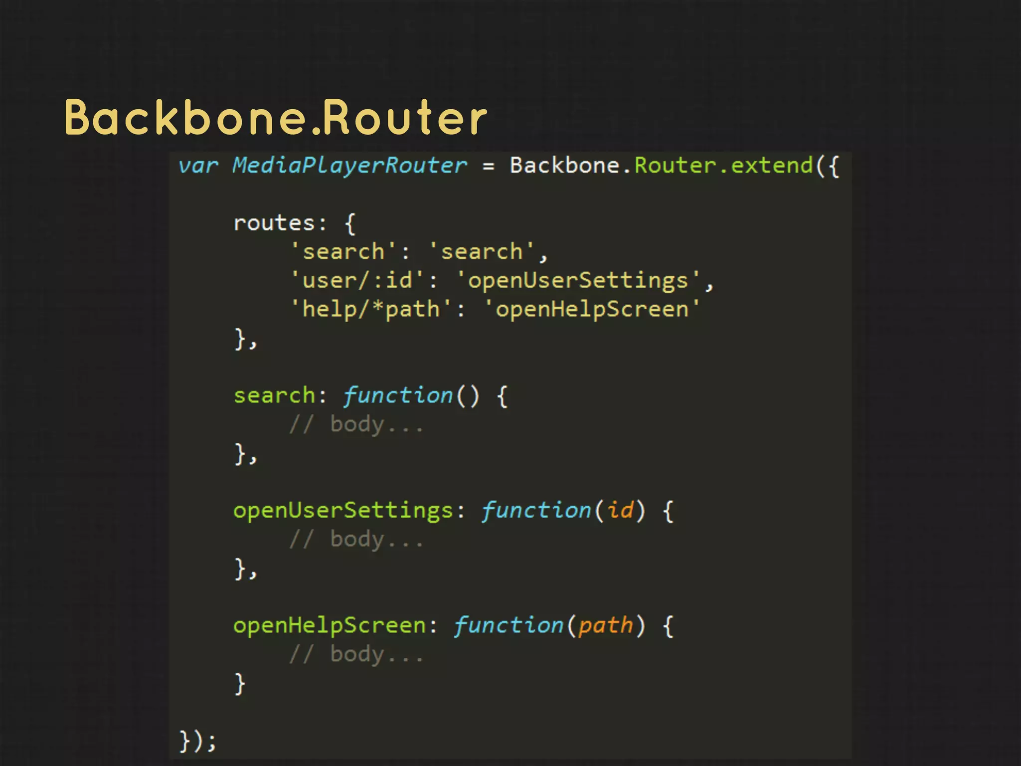 Backbone.Router 