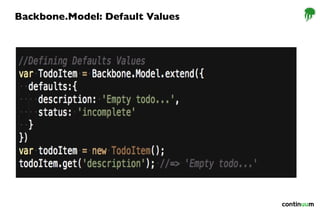 Backbone.Model: Default Values
 