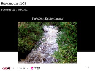 Backcasting 101 Turbulent Environments Backcasting: Method 