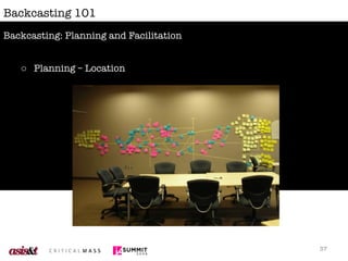 Backcasting 101 Planning – Location Backcasting: Planning and Facilitation 