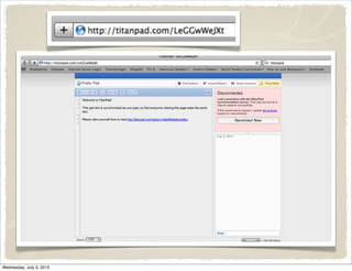 Wednesday, July 3, 2013
 