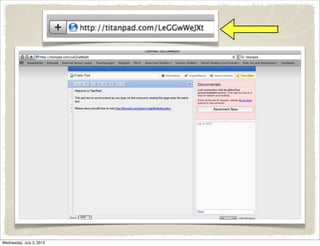 Wednesday, July 3, 2013
 