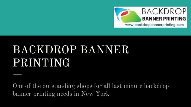 BackDrop Printing near me | BackDrop Banner Printing | Banner Stands NYC
