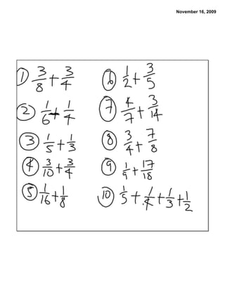 Adding Roper Fractionsp Adding Proper Fractions | PDF