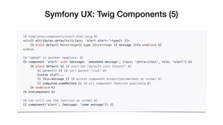Symfony UX: Twig Components (5)
 
