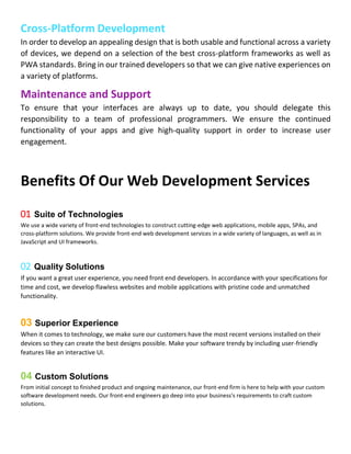 Back End development services | PDF