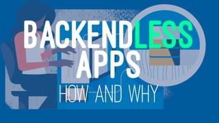 BACKENDLESS
APPS
HOW AND WHY
 
