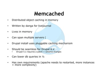 Drupal Backend Performance and Scalability Slide 38