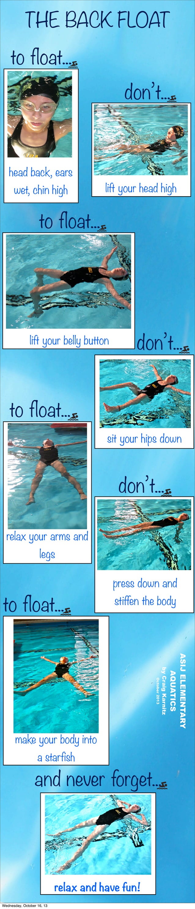 Back float infographic | PDF
