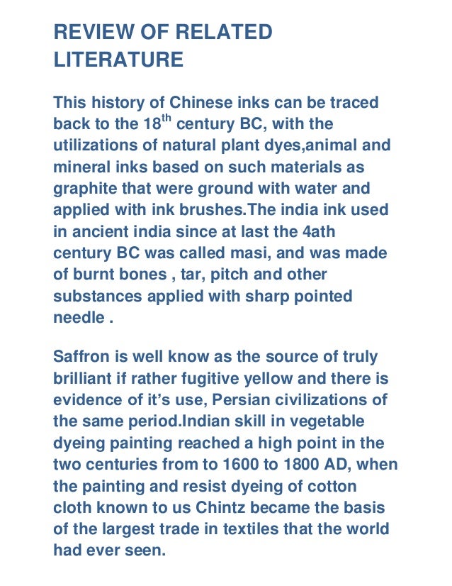 Science Project Review Of Literature Exle imbestigatory project Science Project Review Of Literature Exle imbestigatory project