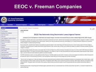 EEOC v. Freeman Companies 
 