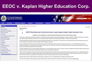 EEOC v. Kaplan Higher Education Corp. 
 
