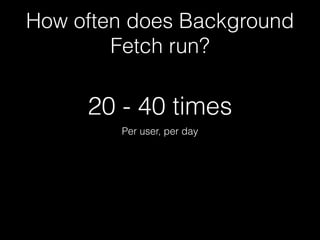 Background Fetch - the most powerful API you've never heard of | PDF