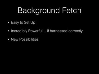 Background Fetch - the most powerful API you've never heard of | PDF