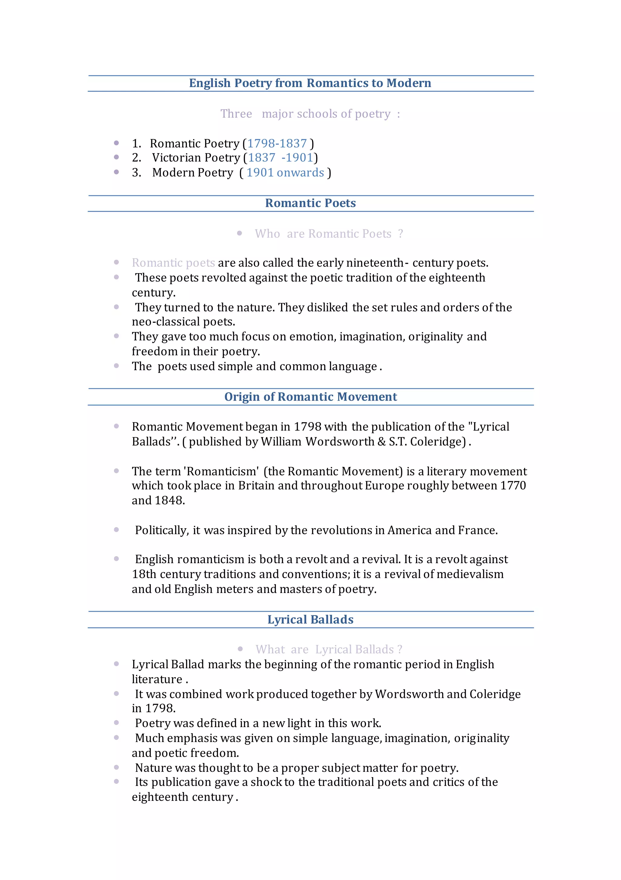 Romantic Age | DOCX