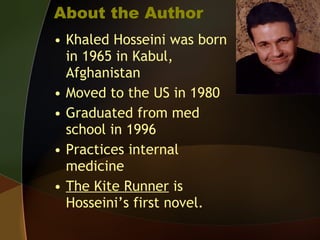 Background Information for The Kite Runner | PPT