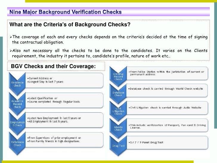 a glimpse at background screening process