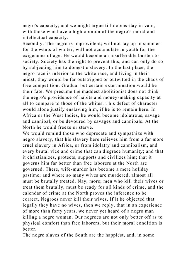 Background Stanley M. Elkins, a famous historian who wrote Slaver.docx