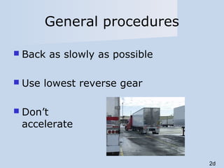 Backing of Vehicles Slideshow | PPT