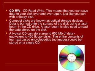 Backing storage media | PPT