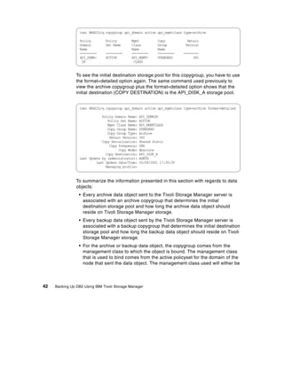 Backing up db2 using ibm tivoli storage management sg246247 | PDF