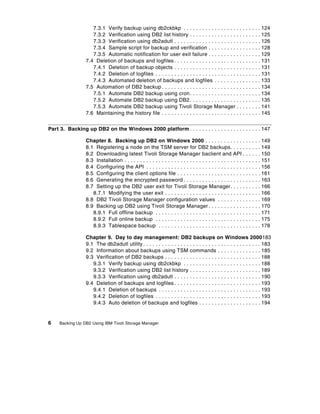 Backing up db2 using ibm tivoli storage management sg246247 | PDF