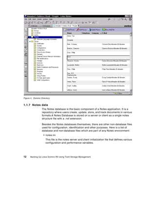 Backing up lotus domino r5 using tivoli storage management sg245247 | PDF