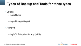 Backing Up the MySQL Database | PPT