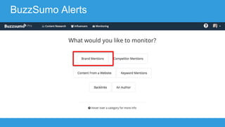 BuzzSumo Alerts
 