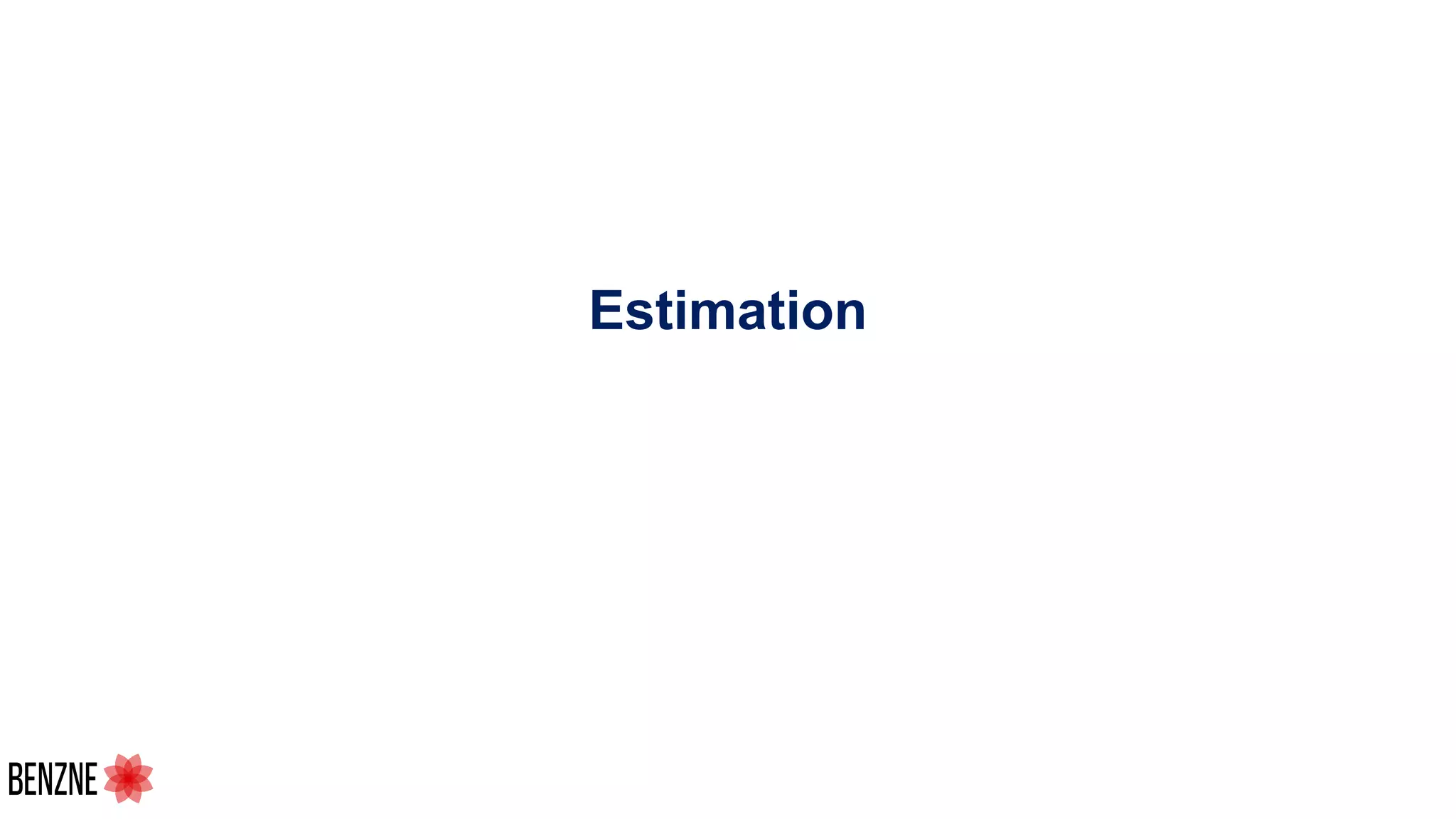 Estimation
 