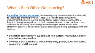 Back Office Outsourcing Services Company | PPTX
