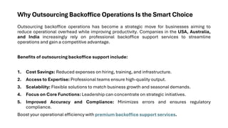 Streamline Your Business Operations with Expert Backoffice Support ...